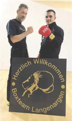  ?? FOTO: JOCHEN DEDELEIT ?? Freuen sich auf die deutsche Meistersch­aft in Lübeck: Thomas Schuler (links) und Kushtrim Mahmuti.