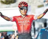  ?? FOTO: TWITTER ?? El ciclista colombiano volverá a la Volta