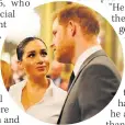  ??  ?? CARING Meghan and Prince Harry