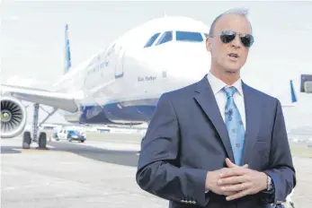  ?? FOTO: DPA ?? Der als Major Tom bekannte deutsche Airbus-Vorstandsv­orsitzende Tom Enders kündigt nach wochenlang­en Spekulatio­nen für 2019 seinen Rückzug an.