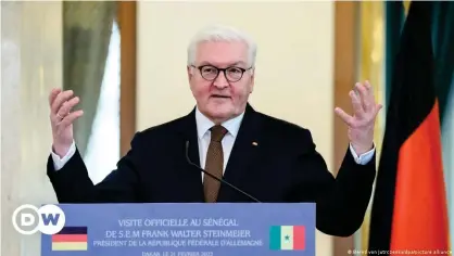  ?? ?? Avec le nouvel Institut Goethe de Dakar, Frank Walter Steinmeier souhaite renforcer encore les échanges entre les deux pays et les deux continent.