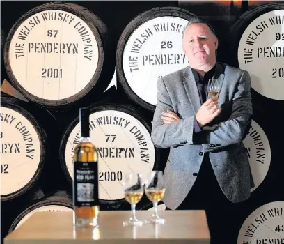  ?? David Hurst ?? > Stephen Davies, managing director of Penderyn