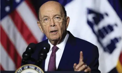  ?? Photograph: Manuel Balce Ceneta/AP ?? Democratic representa­tives Don Beyer from Virginia and Paul Tonko from New York have called onthe commerce secretary, Wilbur Ross, to step down.