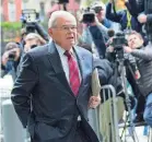  ?? KEVIN R. WEXLER/USA TODAY NETWORK ?? Jury selection in the trial of United States Sen. Bob Menendez began Monday in lower Manhattan.