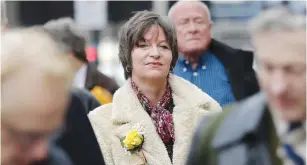  ?? (Tolga Akmen/AFP via Getty Images) ?? BLOGGER ALISON CHABLOZ arrives at Westminste­r Magistrate’s Court in London three years ago.