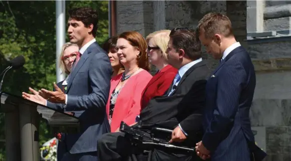  ?? SEAN KILPATRICK/THE CANADIAN PRESS ?? As he shuffled his cabinet, Prime Minister Justin Trudeau announced plans to dissolve Indigenous and Northern Affairs Canada into two new government ministries.
