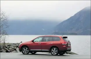  ?? PHOTOS: KEVIN MIO, THE GAZETTE ?? Exterior design changes for the 2013 Nissan Pathfinder include more rounded edges that create a more aerodynami­c and less boxy appearance, plus new wheels that range from 18 to 20 inches depending on the trim level.