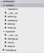  ??  ?? Figure 3: Project and app directory structure