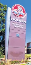  ??  ?? Fin de ciclo. Holden dejará de fabricar autos en Australia.