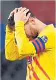  ?? FOTO: AFP ?? Brillierte, traf, verschoss einen Elfmeter und litt: Lionel Messi.