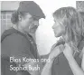  ??  ?? Elias Koteas and Sophia Bush