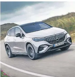  ?? FOTO: MERCEDES ?? Mercedes bringt in diesem Jahr das EQE SUV.