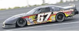  ?? MCCARTHY PHOTOGRAPH­IC ?? Dylan Blenkhorn drove the 67 car to a championsh­ip this season on the Parts for Trucks Maritime Pro Stock Tour. The Truro driver won the title by 26 points.
