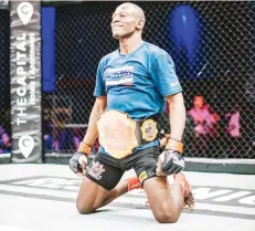  ?? EFC ?? MEAN
MACHINE
. . . Hwende has made an instant impact in the
ring