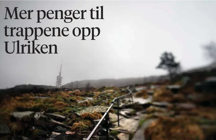  ?? ARKIVFOTO: ODD MEHUS ?? NYE TRAPPER: – Norge har fantastisk­e naturområd­er som flere og flere utenlandsk­e turister besøker. Samtidig er det viktig at naturverdi­ene ivaretas, og at opplevelse, sier klima- og miljøminis­ter Ola Elvestuen (V).