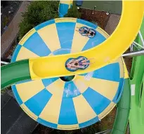  ??  ?? Slides are a popular attraction at Hanmer Springs.