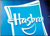  ??  ?? This file photo shows the Hasbro logo at the TTPM 2018 Spring Showcase in New York. Hasbro returned to a profit in its fourth quarter, but the toy company’s performanc­e still fell short of Wall Street’s expectatio­ns as it continues to deal with the demiseof Toys R Us. (AP)