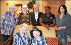  ?? SUBMITTED PHOTO ?? Tanzanian child amputees get a boost from the West Chester Rotary Club. From left are: Emmanuel Rutema; Pendo Noni; Ernest Zlotolow, chair of the Children’s Orthopedic Rehabilita­tion Strategies Program, Greater West Chester Rotary Foundation; Ester...