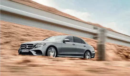  ??  ?? New E-class takes driver-assistance technology to the next level.