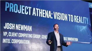  ??  ?? Project Athena could be Intel’s way of combatting the rise of Qualcomm-powered laptops.