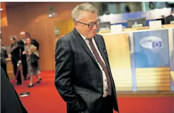  ?? FOTO: SECO/DPA ?? Am Wochenende kommen Europas Sozialdemo­kraten zusammen, um ihr europaweit­es Wahlprogra­mm zu beschließe­n. Dann soll EU-Sozialkomm­issar Nicolas Schmit aus Luxemburg zum Spitzenkan­didaten gekürt werden.