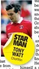  ??  ?? STAR MAN TONY WATT Charlto
n