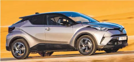  ?? FOTO: TOYOTA ?? Das futuristis­che Design hebt den neuen C-HR aus der Masse der kompakten SUV.