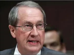  ?? AP PHOTO/JACQUELYN MARTIN ?? In this Tuesday, June 19, file photo, Rep. Bob Goodlatte, R-Va., chair of the House Committee on the Judiciary, speaks during a joint House Committee hearing in Washington.