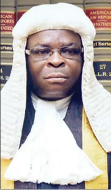  ??  ?? Justice Onnoghen, Acting CJN