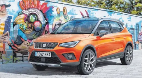  ?? FOTOS: SEAT ?? Gefällig: Mit dem Arona will Seat im boomenden Segment der kleinen SUV mitmischen.