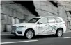  ??  ?? The autonomous car will be based on the Volvo XC90.