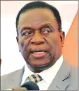  ??  ?? VP Mnangagwa