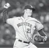  ?? Ted S. Warren / Associated Press ?? Astros pitcher Zack Greinke has the club’s only three quality starts after a 1-0 win over Seattle.