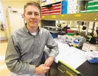 ?? JOHN GIBBINS U-T FILE ?? Professor Shane Crotty of the La Jolla Institute for Immunology, shown here in 2016, was recognized for contributi­ons to the understand­ing of B cell biology.