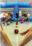  ??  ?? GOING FOR GOLD: The South African Dodgeball team hopes to go to Egypt to represent at the African Cup of Nations Dodgeball Championsh­ips in August.