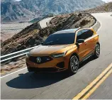  ?? Photo courtesy of Acura ?? The 2022 Acura MDX Type S is shown.