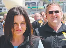  ??  ?? SUPPORT: Jacqui Lambie and Rodney Flowers.