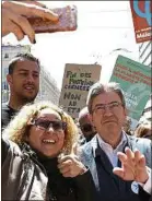  ??  ?? Jean-Luc Mélenchon en campagne.