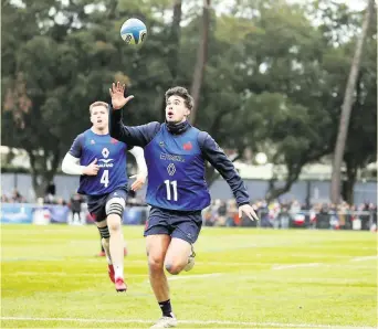  ?? Photo Patrick Derewiany. ?? Seul joueur à zéro sélection du XV de départ qui affrontera l’Italie, Ethan Dumortier a profité de la blessure de Gabin Villière pour connaître une promotion éclair, qui est somme toute bien méritée.