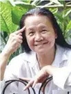  ??  ?? n Odette Alcantara, one of the prime movers of Earth Day Network Philippine­s