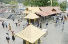  ?? — AFP ?? The Lord Ayyappa temple at Sabarimala in Kerala.