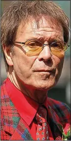  ??  ?? Ordeal: Sir Cliff Richard, 75