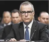  ?? ALEX BRANDON/AP 2017 ?? Andrew McCabe is on tour promoting “The Threat: How the FBI Protects America in the Age of Terror and Trump.”