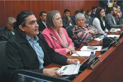  ?? / Óscar Pérez ?? Gustavo Bolívar y otros miembros de la bancada del Pacto Histórico en el Congreso.