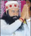  ?? HT FILE ?? Ram Rahim, known for living a lavish life, sought mineral water in jail, which was provided to him.