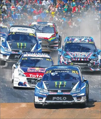  ??  ?? Twenty-four 600bhp Supercars have entered round five of the World Rallycross Championsh­ip at Lydden Hill