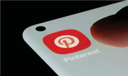  ?? Photograph: Dado Ruvić/Reuters ?? ‘Pinterest believes in cultivatin­g a space that’s trusted and truthful for those using our platform,’ said the company’s head of policy.