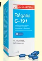  ??  ?? Fini les maux de tête, les rougeurs au visage et les étourdisse­ments. Le Régalia C-191 est 100% naturel et aussi efficace que le Viagra ou le Cialis.