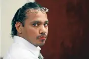  ?? LUIS SÁNCHEZ SATURNO/NEW MEXICAN FILE PHOTO ?? Anthony Yepez listens to testimony during his 2015 murder trial. He is serving a sentence of 22½ years.