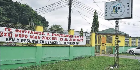  ?? FOTO: SAMUEL ZELAYA ?? FERIA. La 31 ExpoAgaa 2017 promete ser toda una fiesta con diversas actividade­s recreativa­s para las familias.